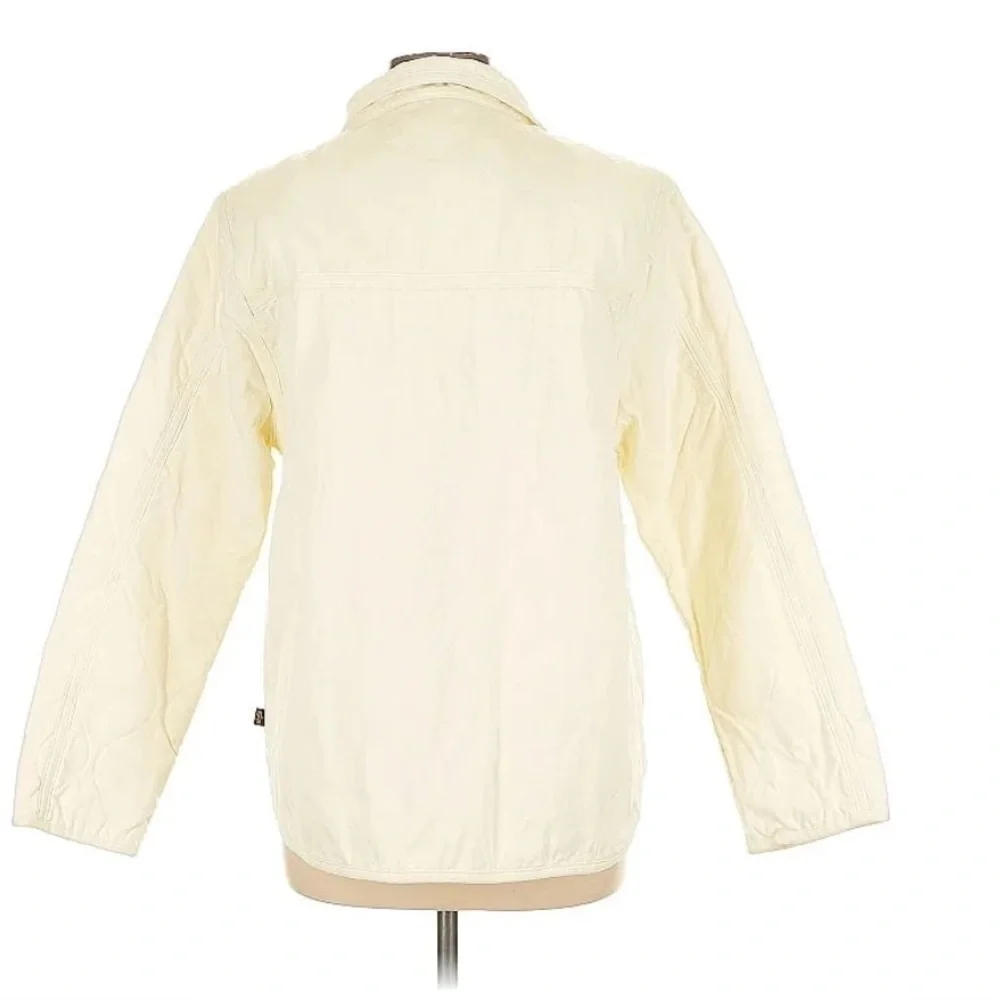 Alpha Industries CREWMAN LINER MOD Women’s Quilted Jacket Cream Large - Picture 3 of 6